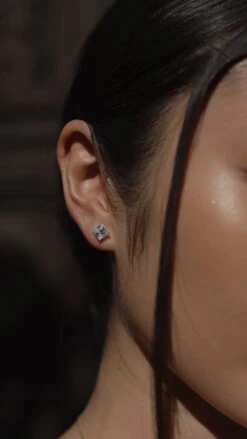 Zara Princess Martini Studs White Gold -Lustre Jewelry Shop Zara Princess Martini Studs White Gold 586