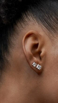 Zara Princess Martini Studs White Gold -Lustre Jewelry Shop Zara Princess Martini Studs White Gold HHSASA