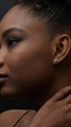 Zara Princess Martini Studs White Gold -Lustre Jewelry Shop Zara Princess Martini Studs White Gold IID99SS