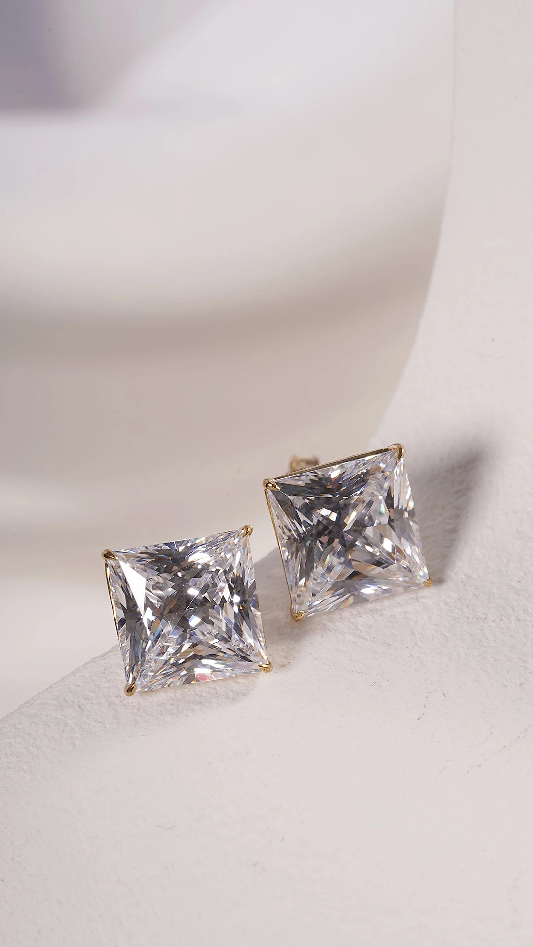 Zara Princess Martini Studs Yellow Gold 5 Zara Princess Martini Studs Yellow Gold - Image 3