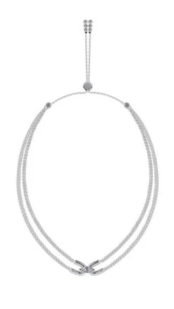 Cyndi Necklace White Gold Plated 21 Cyndi Necklace White Gold Plated -Lustre Jewelry Shop cyndi 88sss