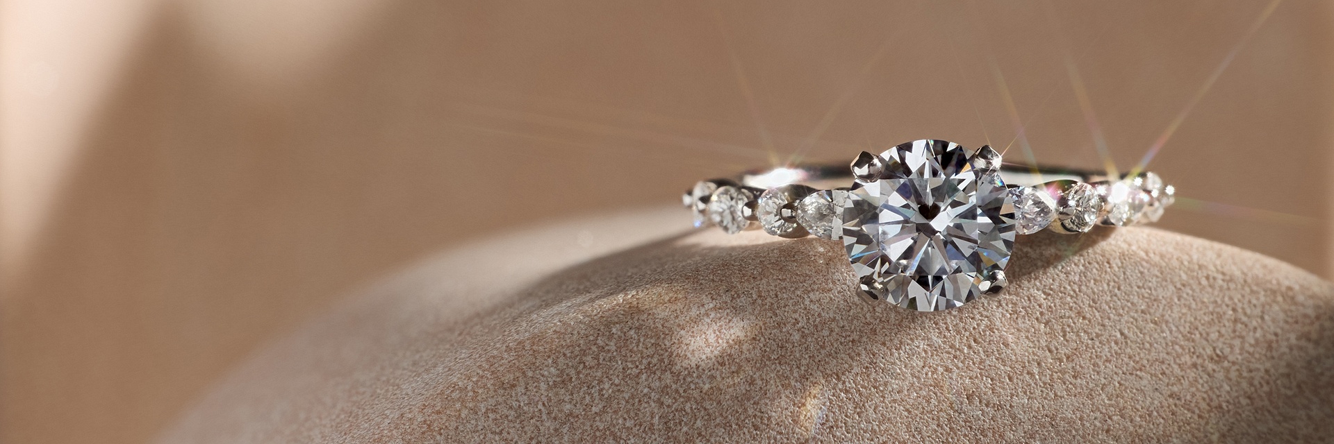 Front Page -Lustre Jewelry Shop Blue Nile round diamond engagement ring